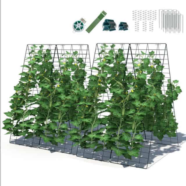 2PCS Garden Cucumber Trellis Garden Trellis for Climbing Plants Vegetables – eBay