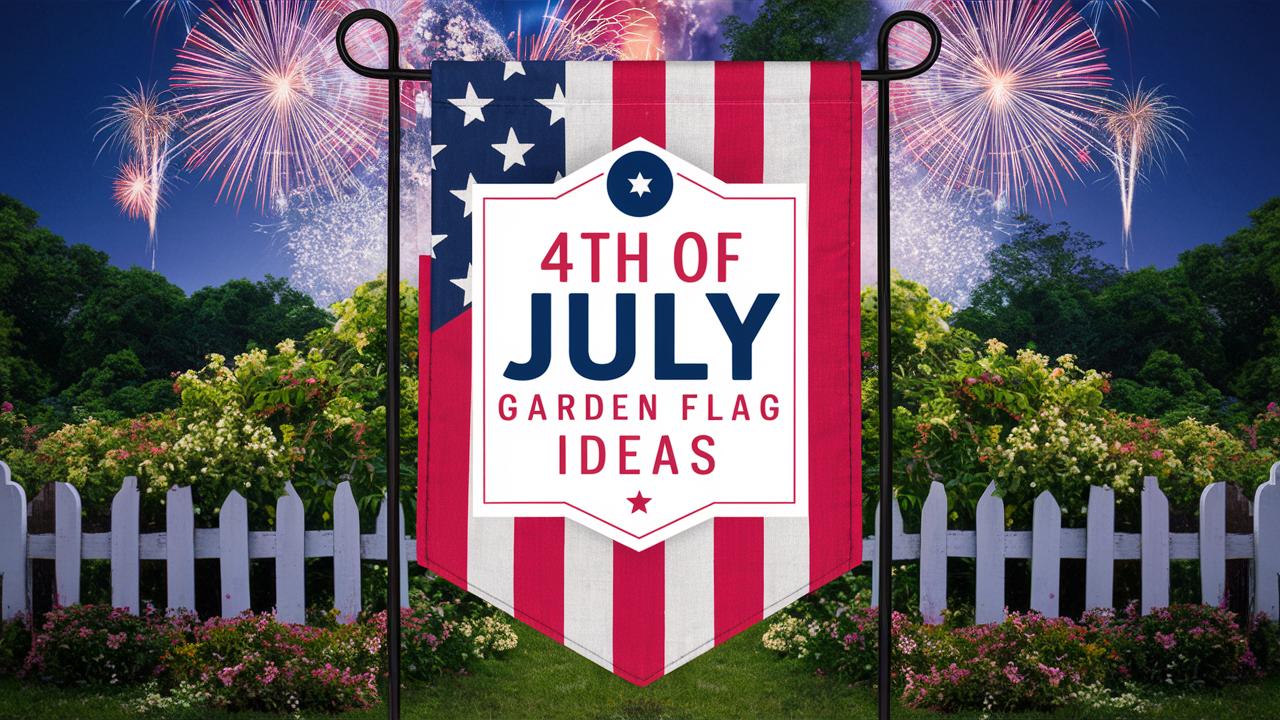 4th Of July Garden Flag Ideas