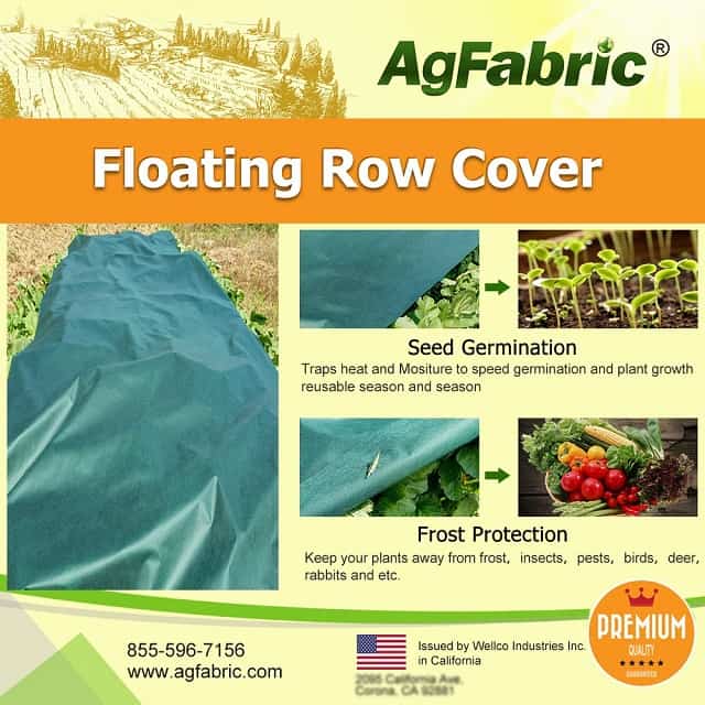 Agfabric Warm Worth Heavy Floating Row Cover and Plant Blanket - Plant Covers for Winter Walmart