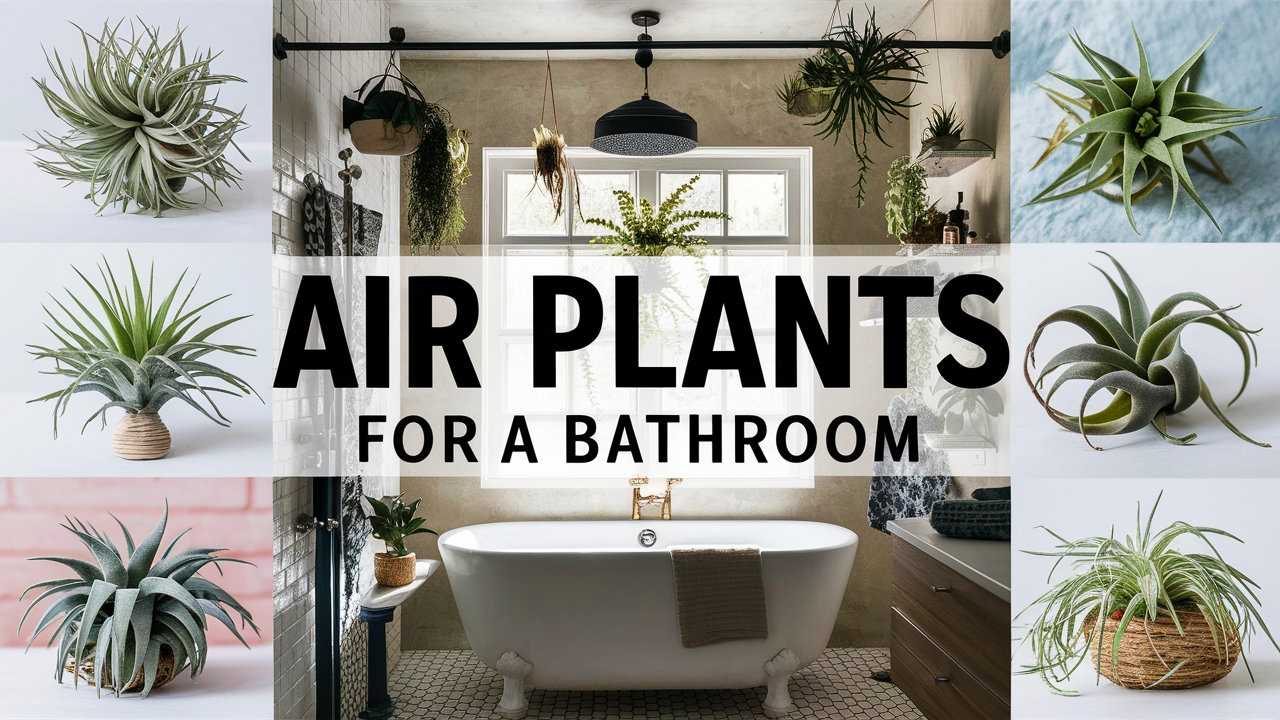 Air Plants For A Bathroom