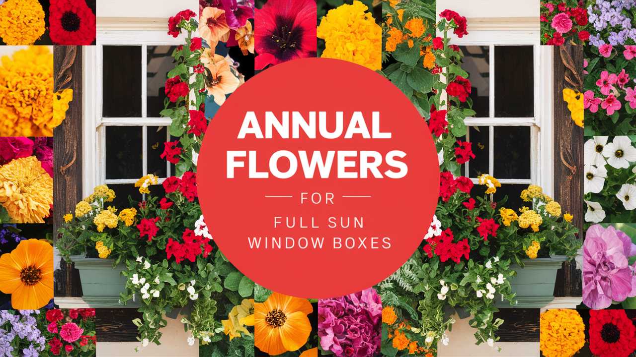 Annual Flowers For Full Sun Window Boxes
