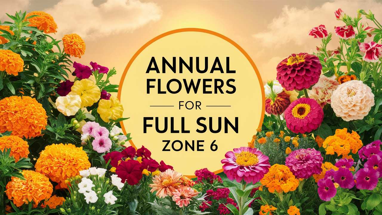 Annual Flowers For Full Sun Zone 6