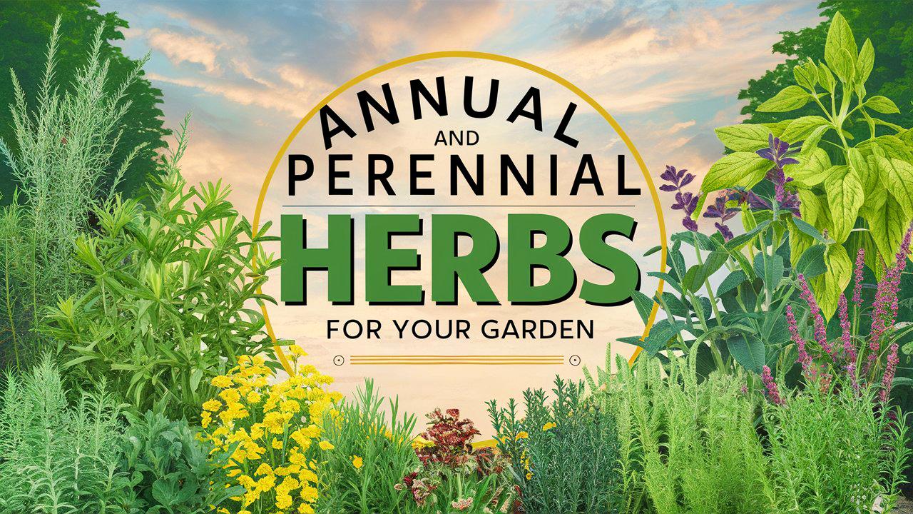 Annual and Perennial Herbs for Your Garden