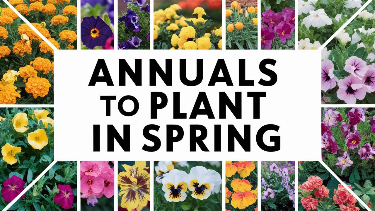 Annuals To Plant In Spring