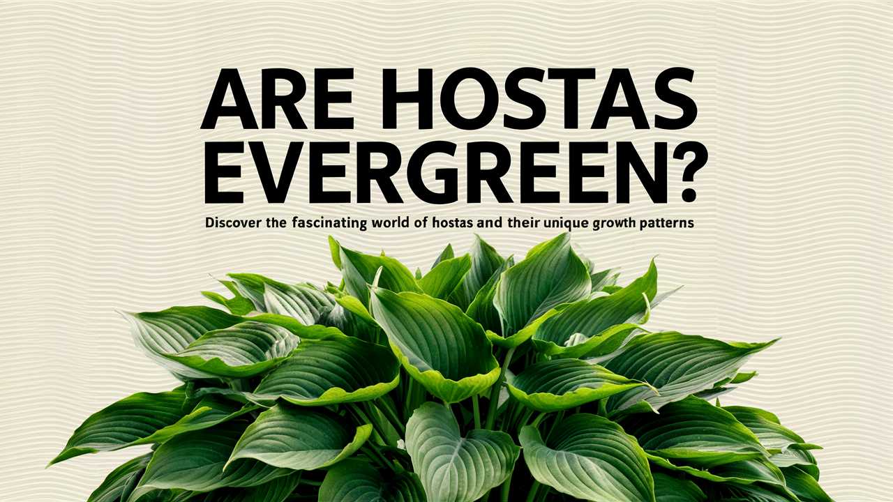 Are Hostas Evergreen?