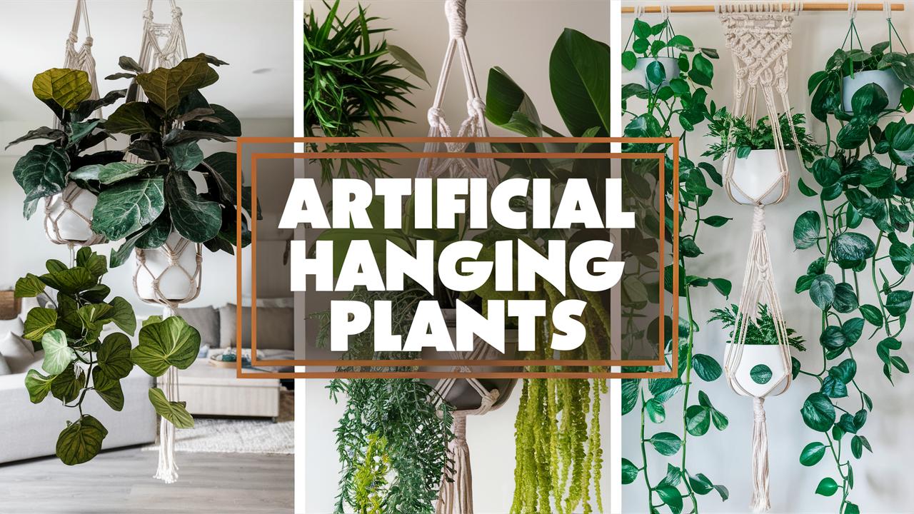 Artificial Hanging Plants