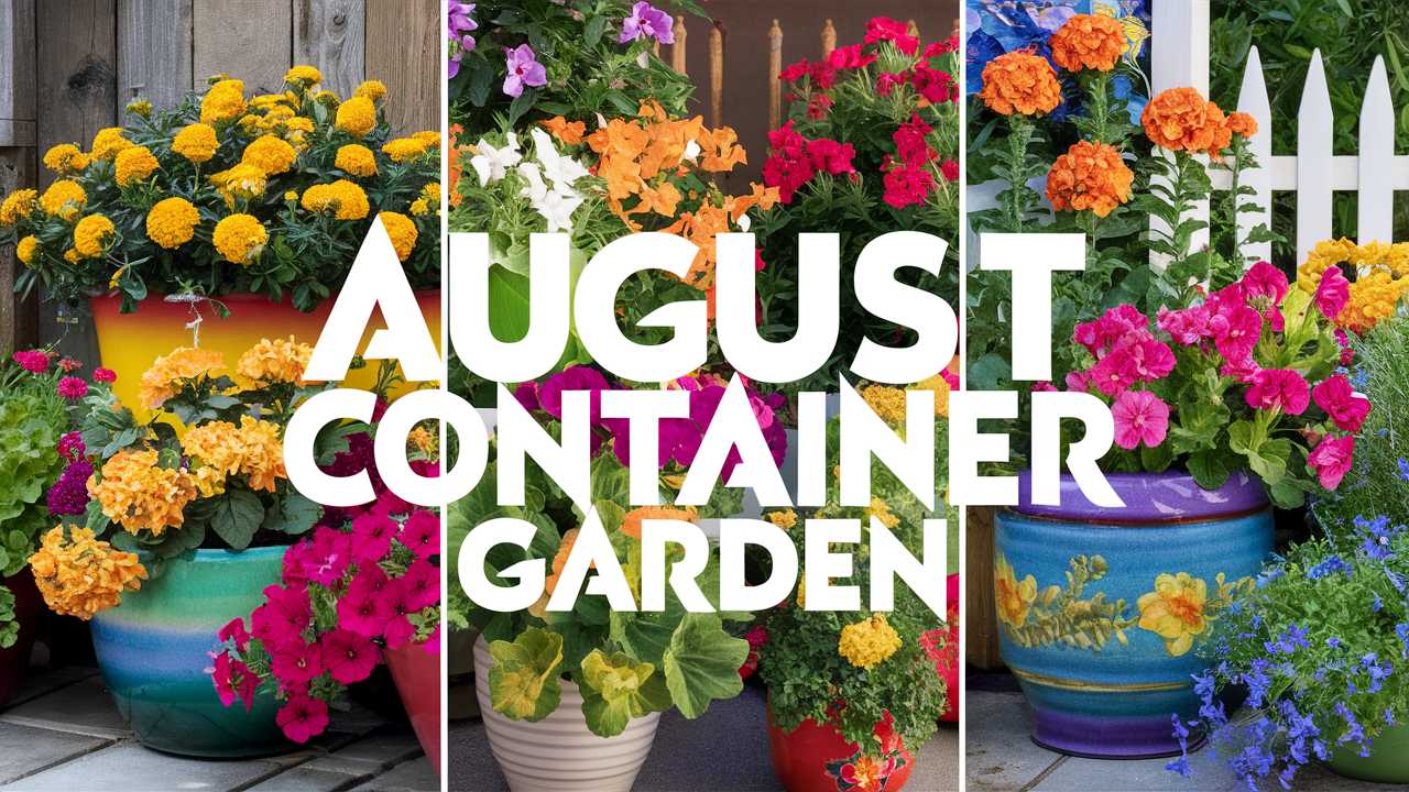 August Container Garden