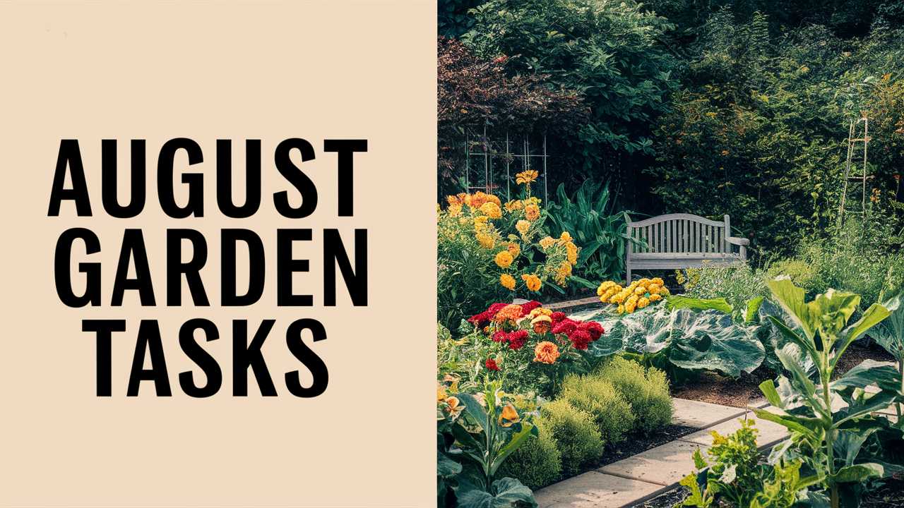 August Garden Tasks