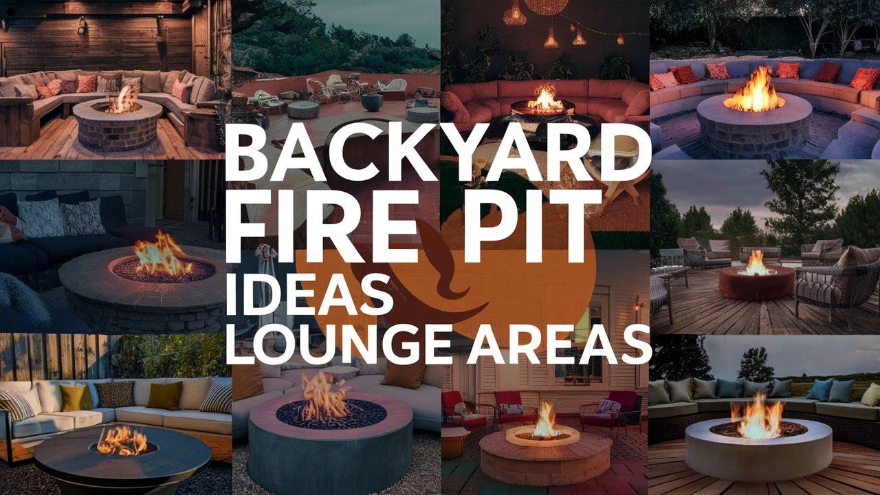 Backyard Fire Pit Ideas Lounge Areas