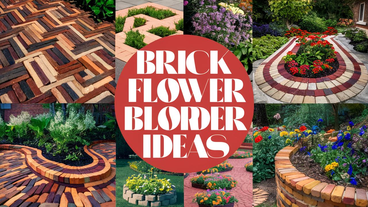 Brick Flower Bed Border Ideas