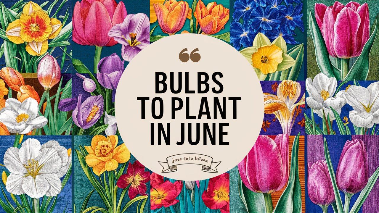 Bulbs To Plant In June