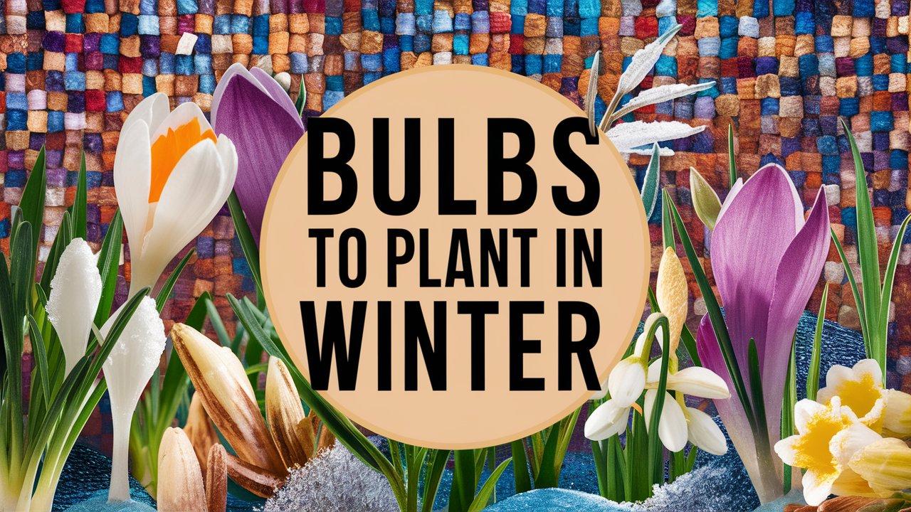 Bulbs To Plant In Winter