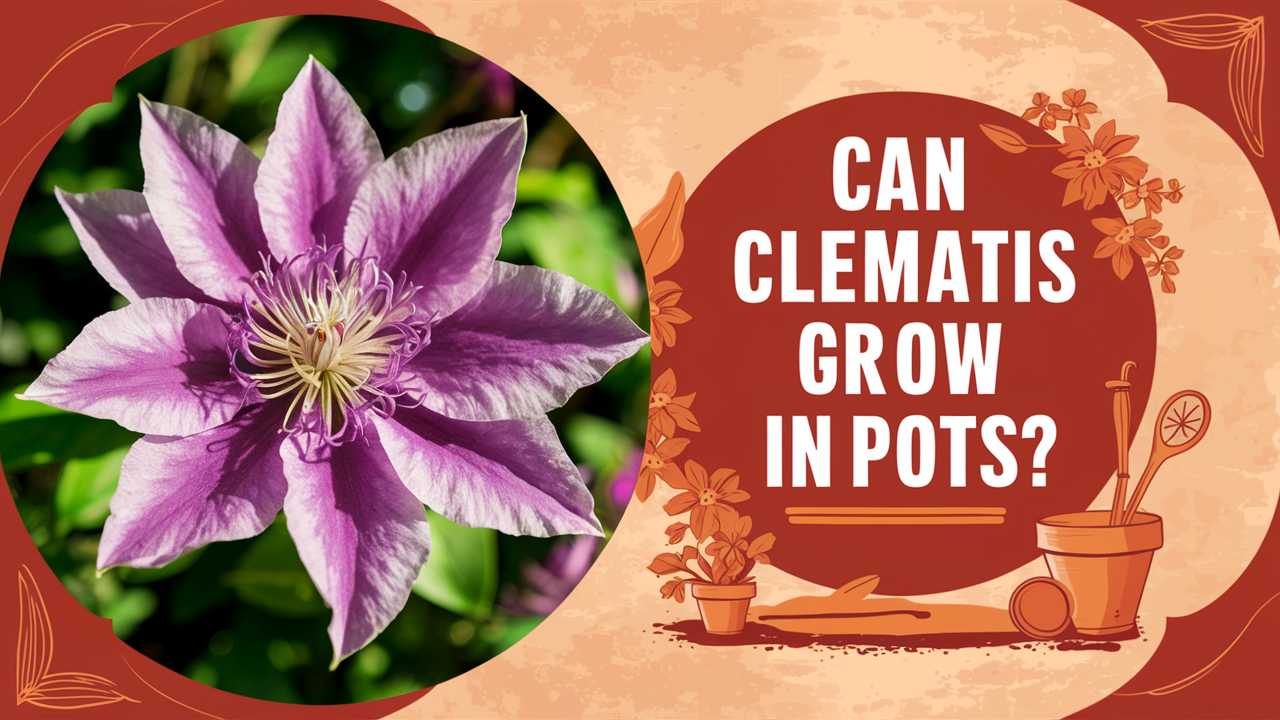Can Clematis Grow In Pots?