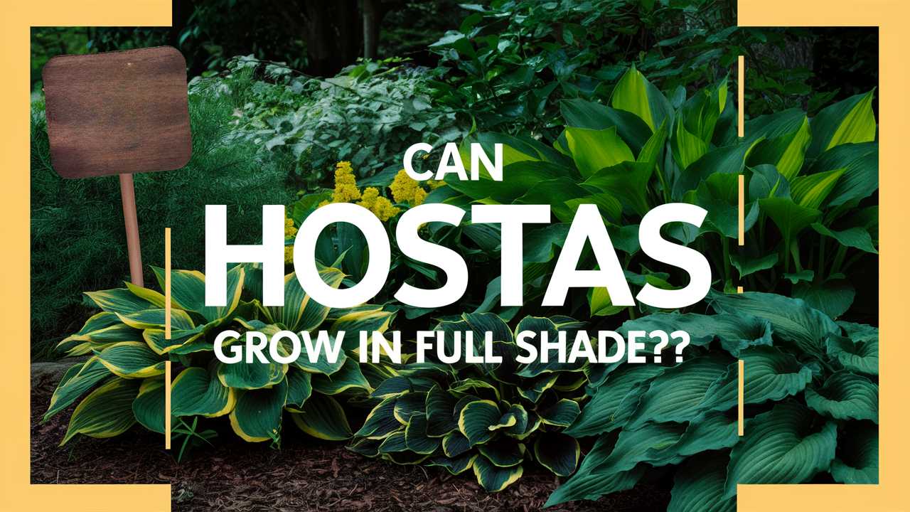 Can Hostas Grow In Full Shade