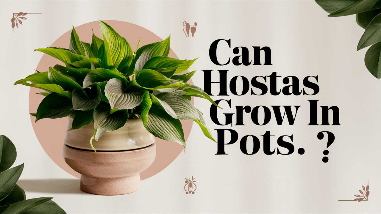 Can Hostas Grow In Pots