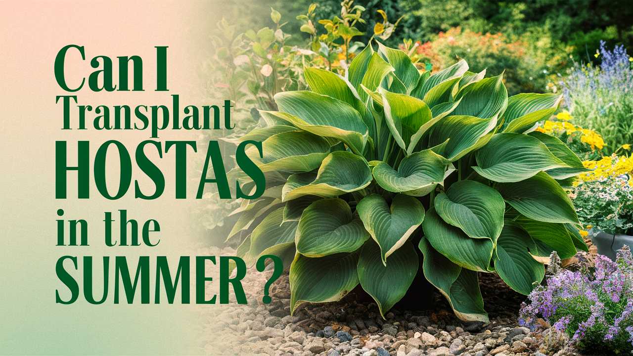Can I Transplant Hostas In The Summer