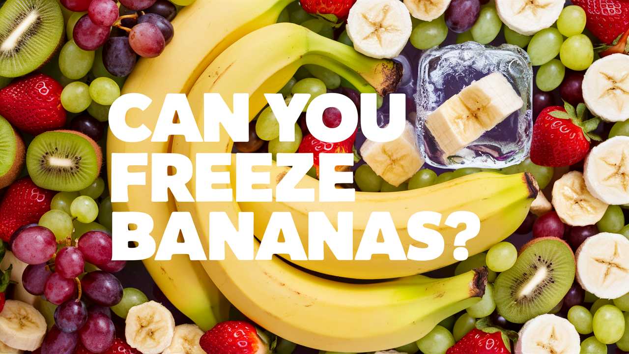 Can You Freeze Bananas