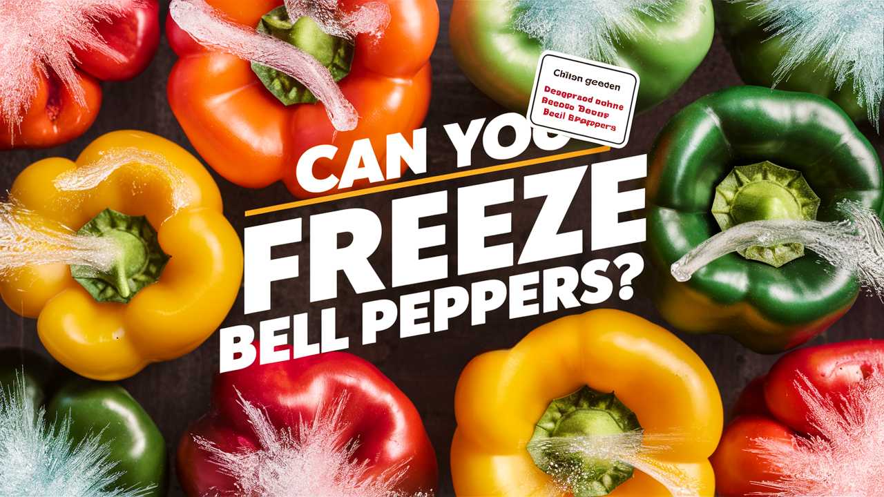 Can You Freeze Bell Peppers?