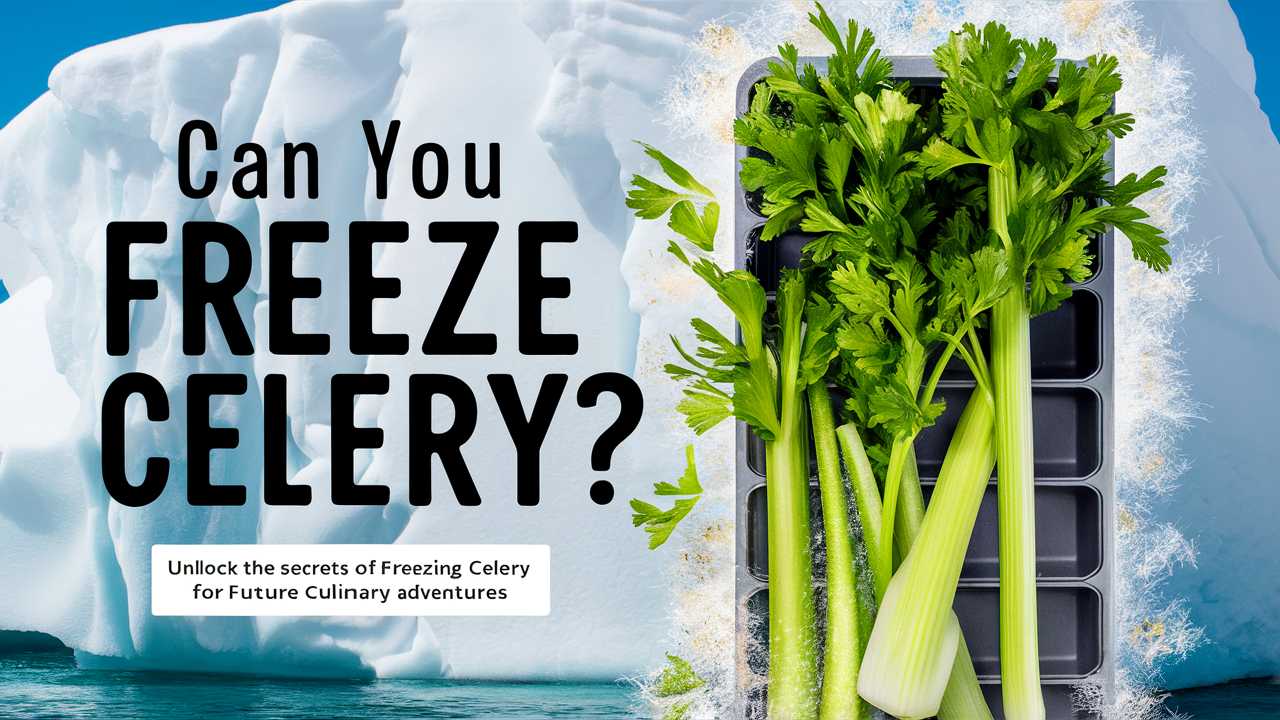 Can You Freeze Celery