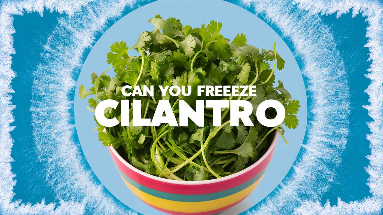 Can You Freeze Cilantro?