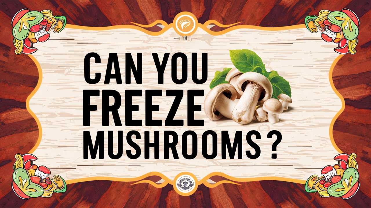 Can You Freeze Mushrooms?