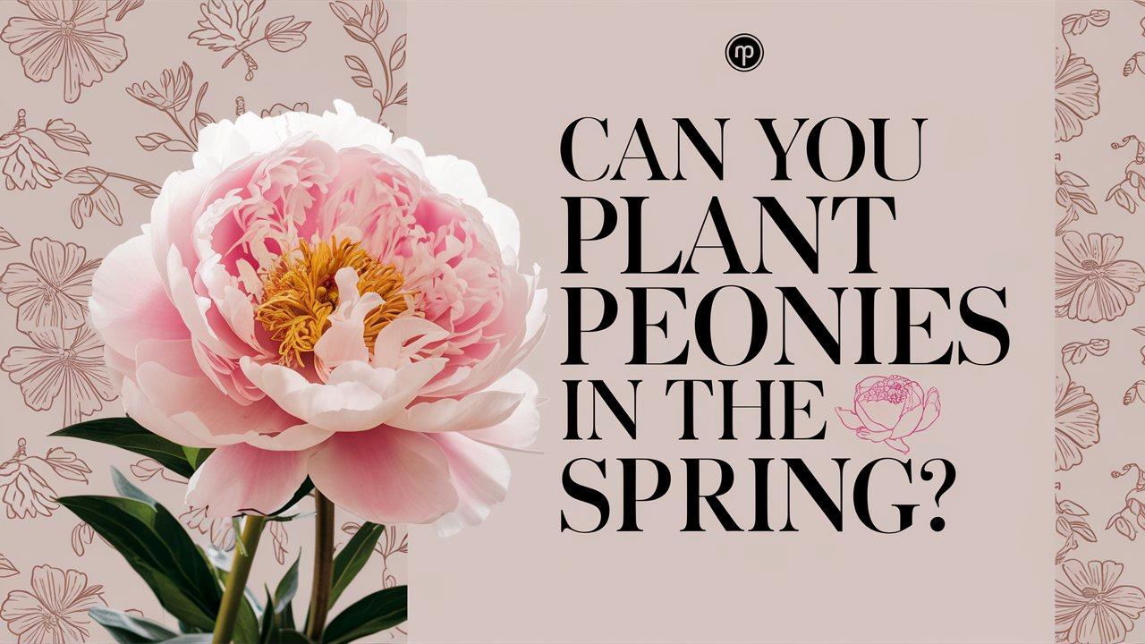 Can You Plant Peonies In The Spring