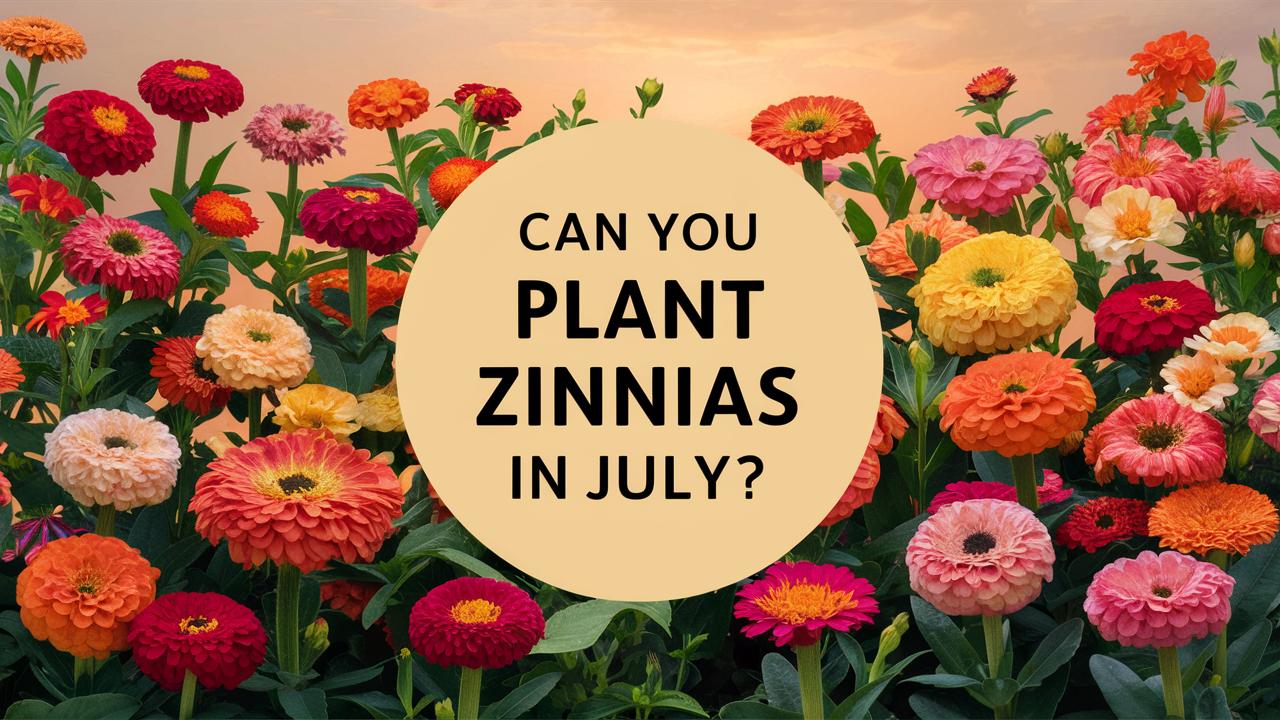 Can You Plant Zinnias In July