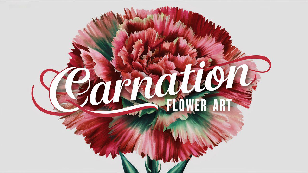 Carnation Flower Art