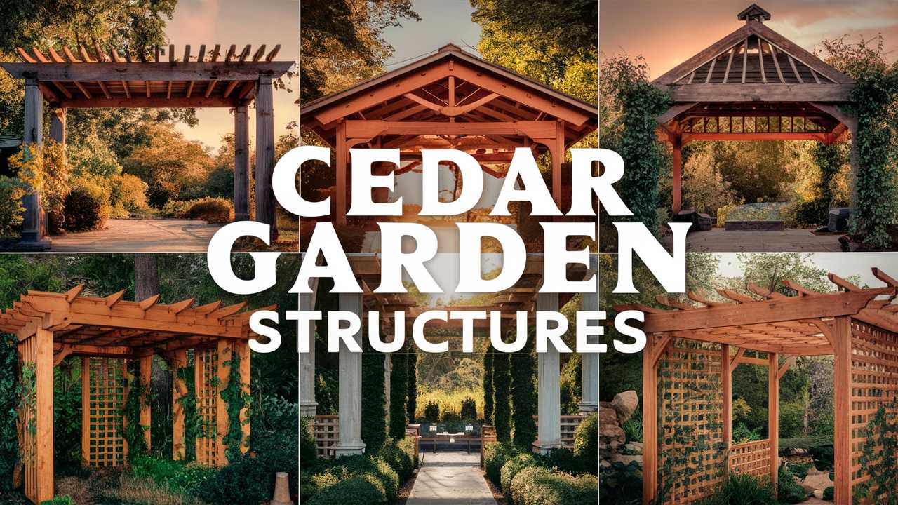 Cedar Garden Structures