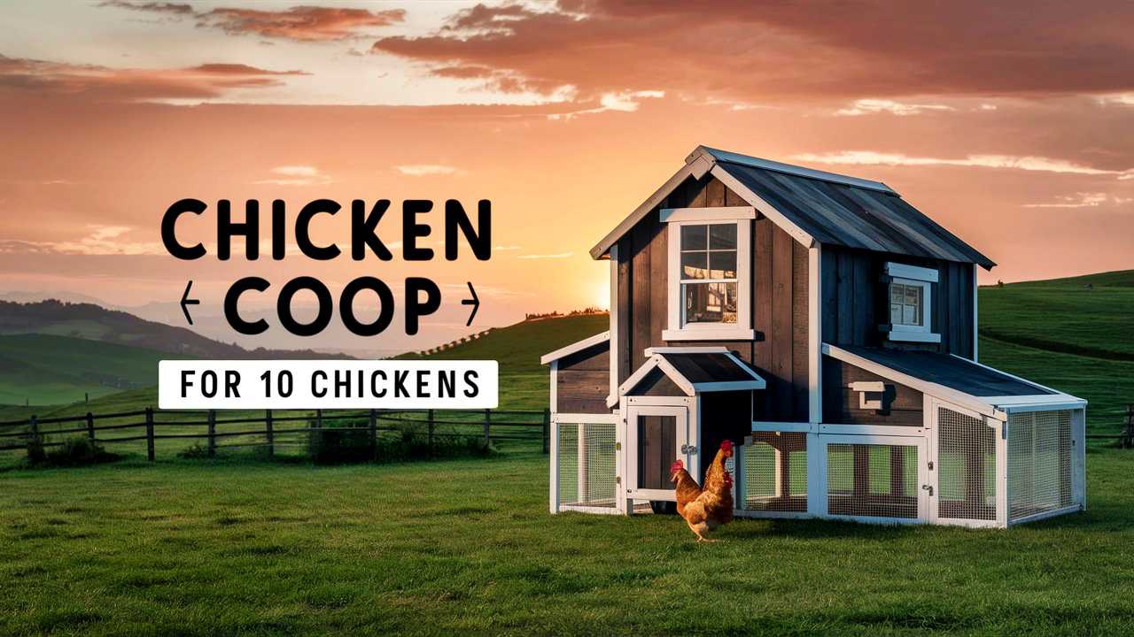 Chicken Coop For 10 Chickens