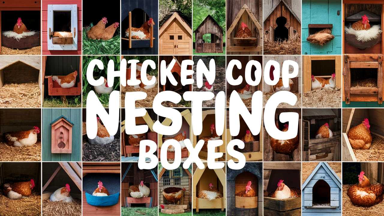 Chicken Coop Nesting Boxes