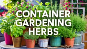 Container Gardening Herbs