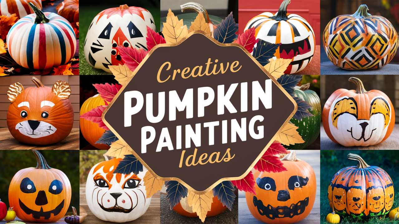 Creative Pumpkin Painting Ideas