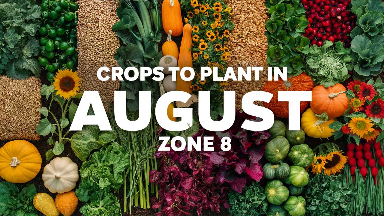 Crops To Plant In August Zone 8