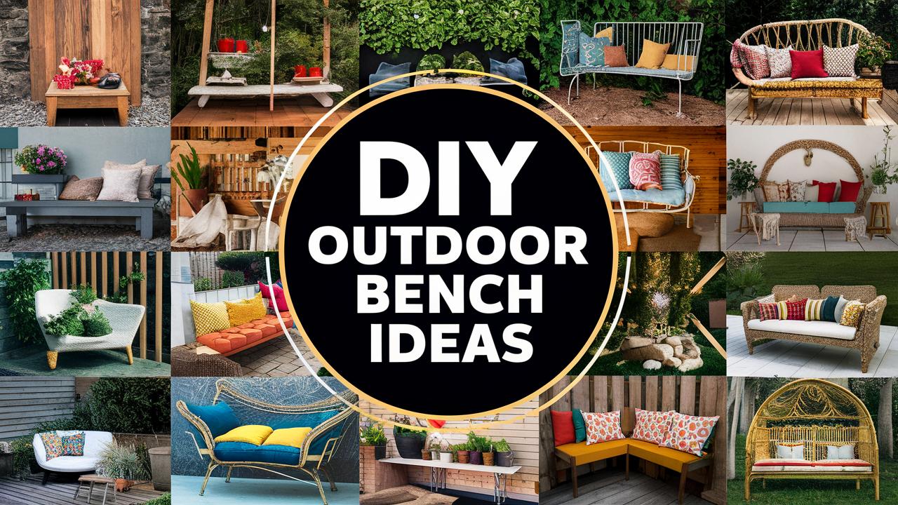 DIY Outdoor Bench Ideas