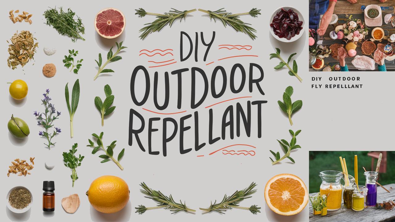 DIY Outdoor Fly Repellant