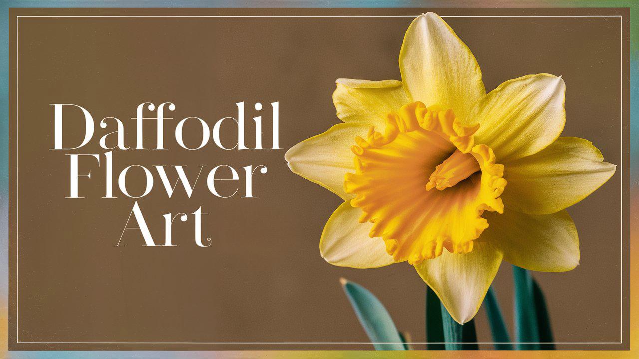 Daffodil Flower Art