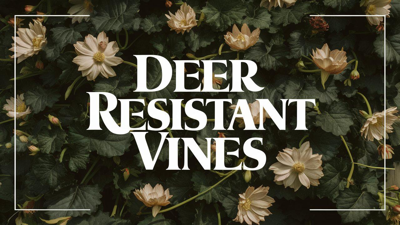 Deer Resistant Vines