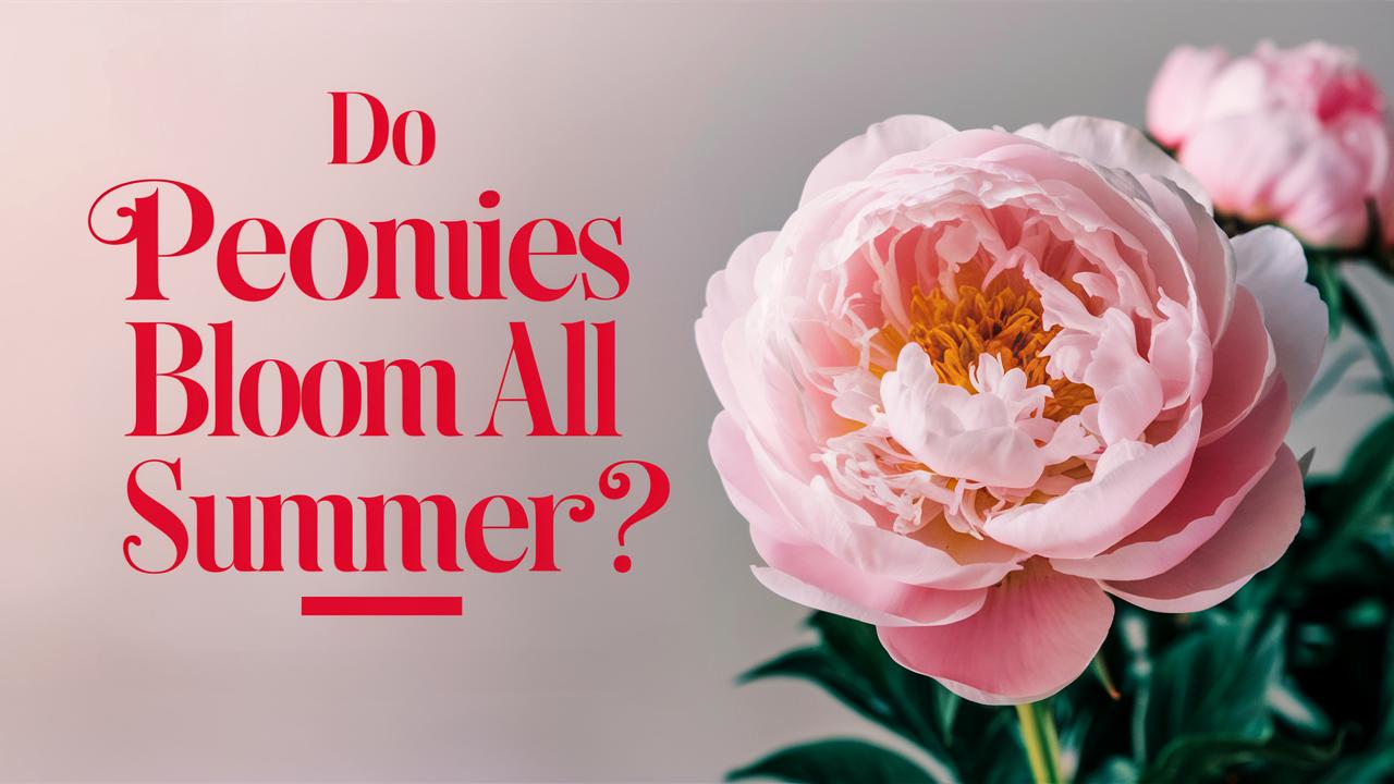 Do Peonies Bloom All Summer?
