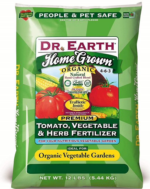 Dr. Earth 711 Organic Tomato, Vegetable & Herb Fertilizer, 12-Pound