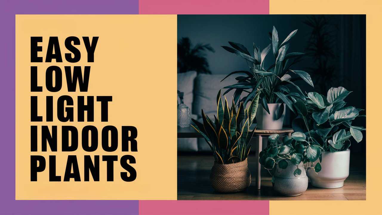 Easy Low Light Indoor Plants