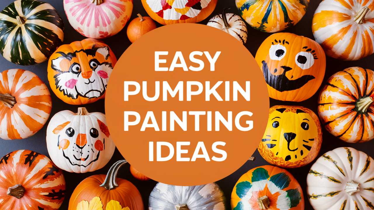 Easy Pumpkin Painting Ideas
