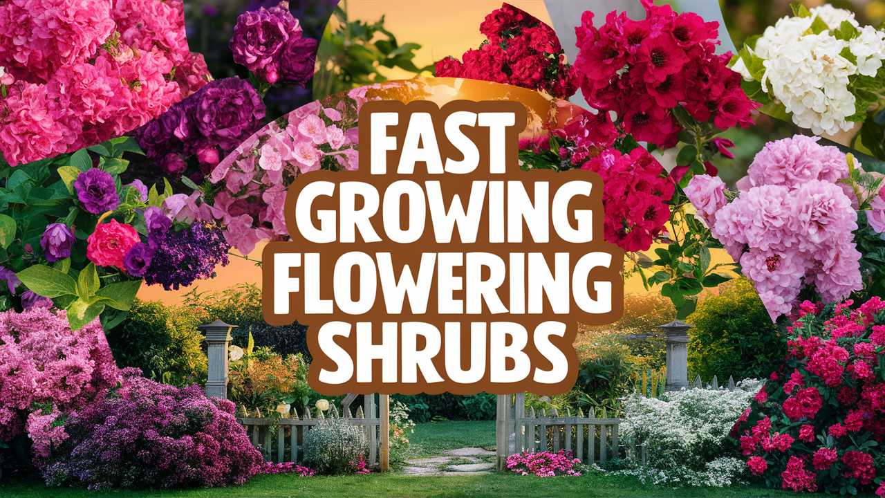 Fast Growing Flowering Shrubs