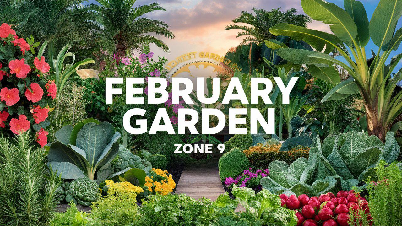 February Garden Zone 9