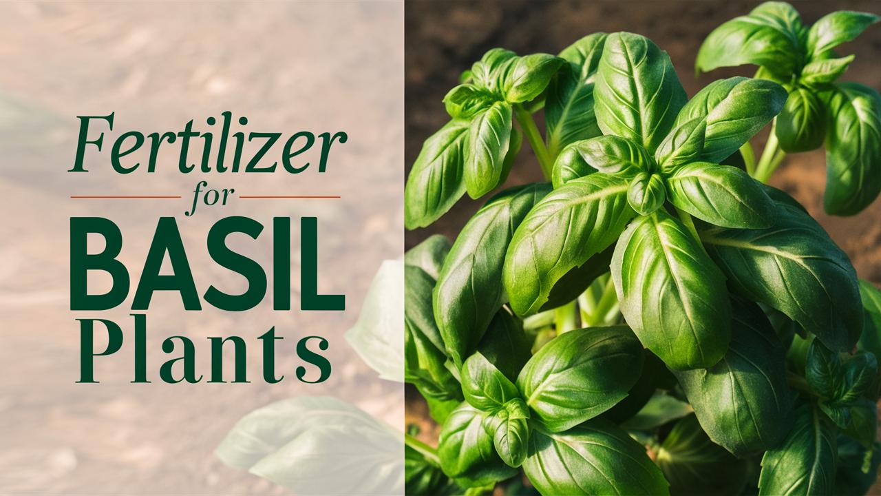 Fertilizer For Basil Plants