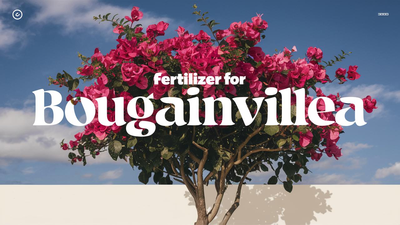 Fertilizer for Bougainvillea