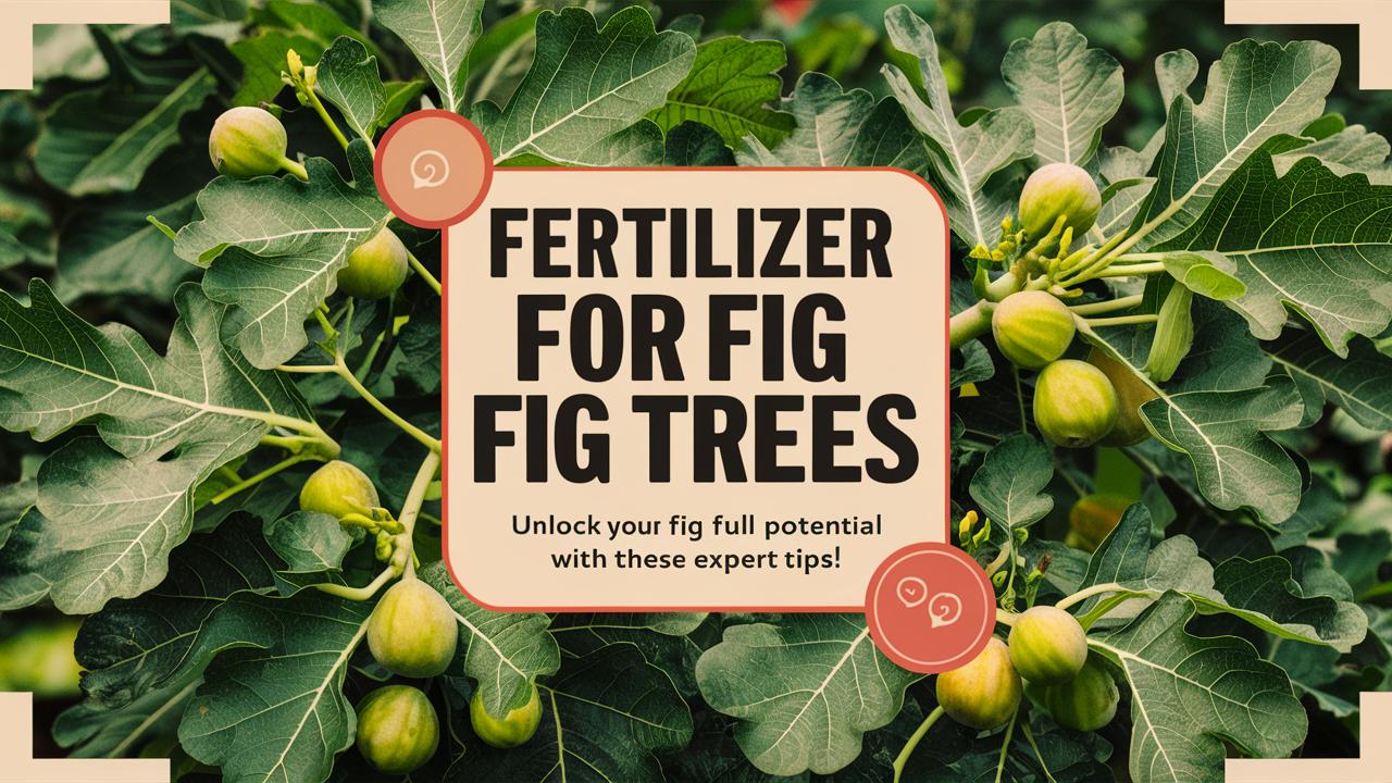 Fertilizer For Fig Trees