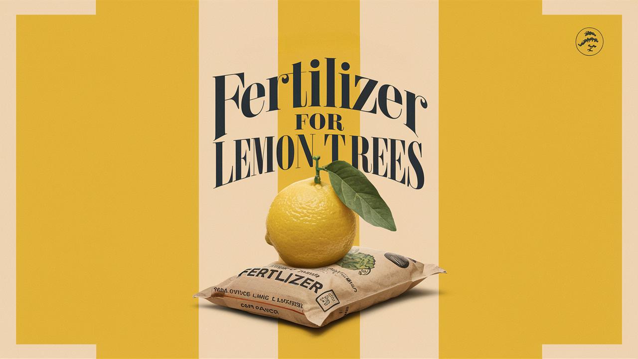 Fertilizer For Lemon Trees