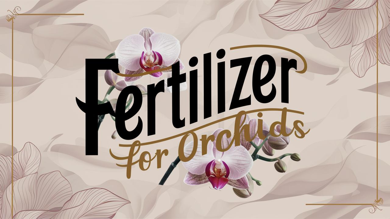 Fertilizer For Orchids