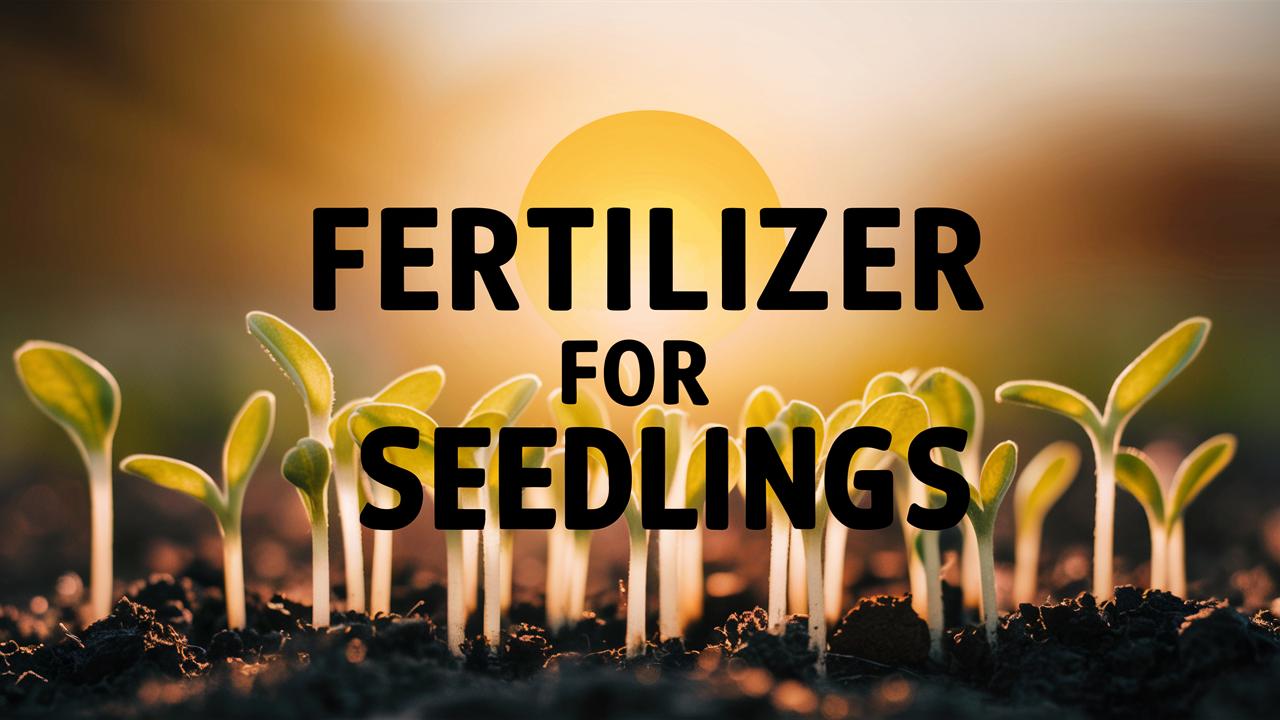 Fertilizer For Seedlings